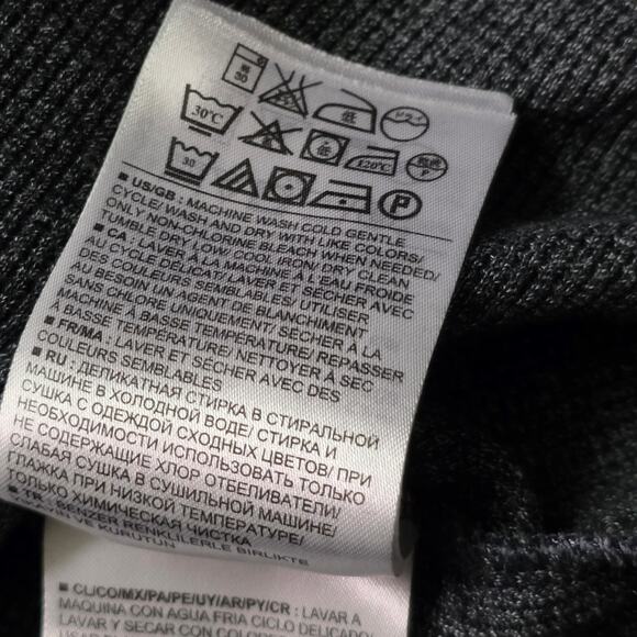 Banana Republic Pullover Men’s Large Gray Snap Button Casual - Picture 6 of 7